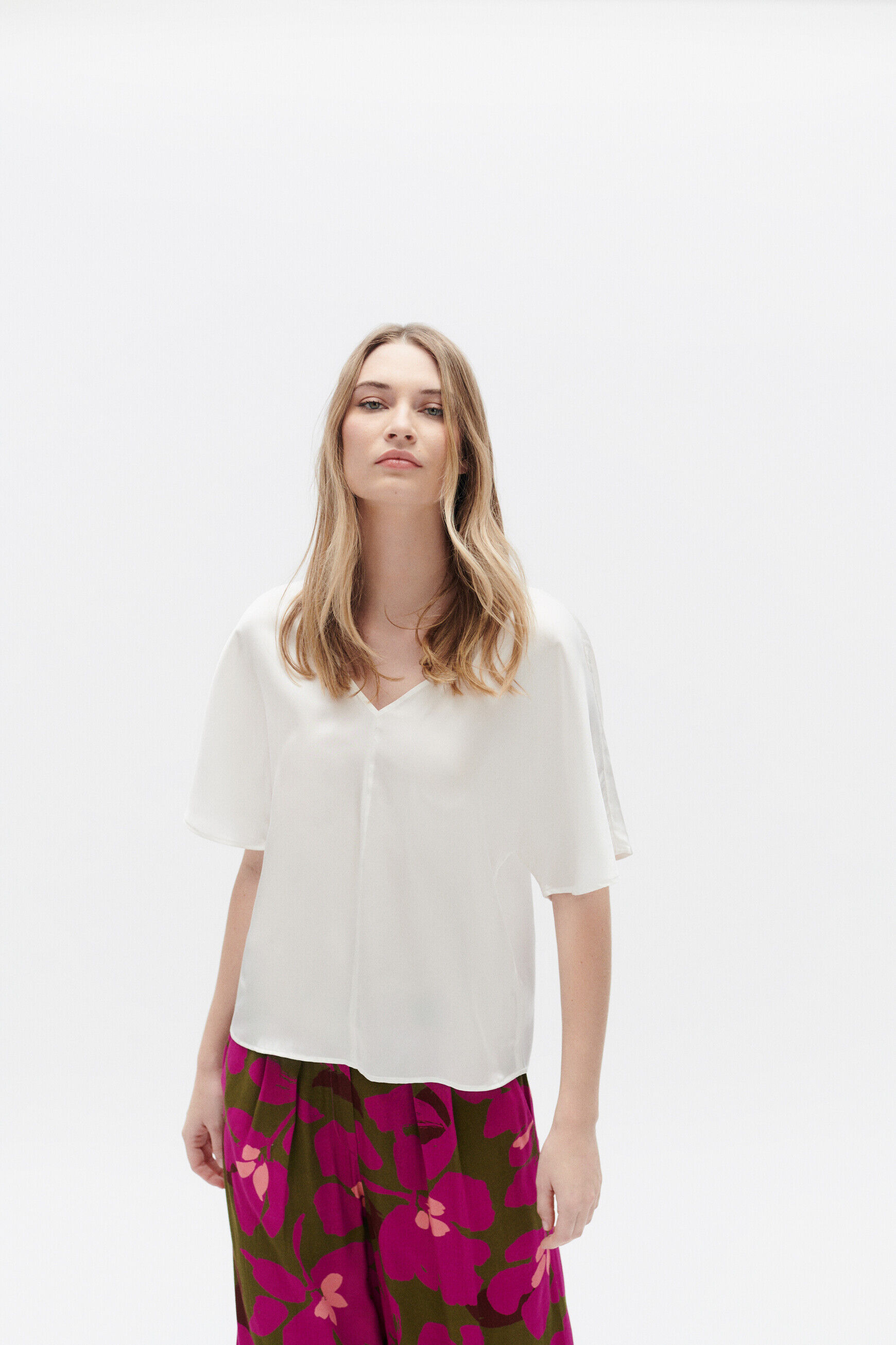 Blouse cselma ivoire femme