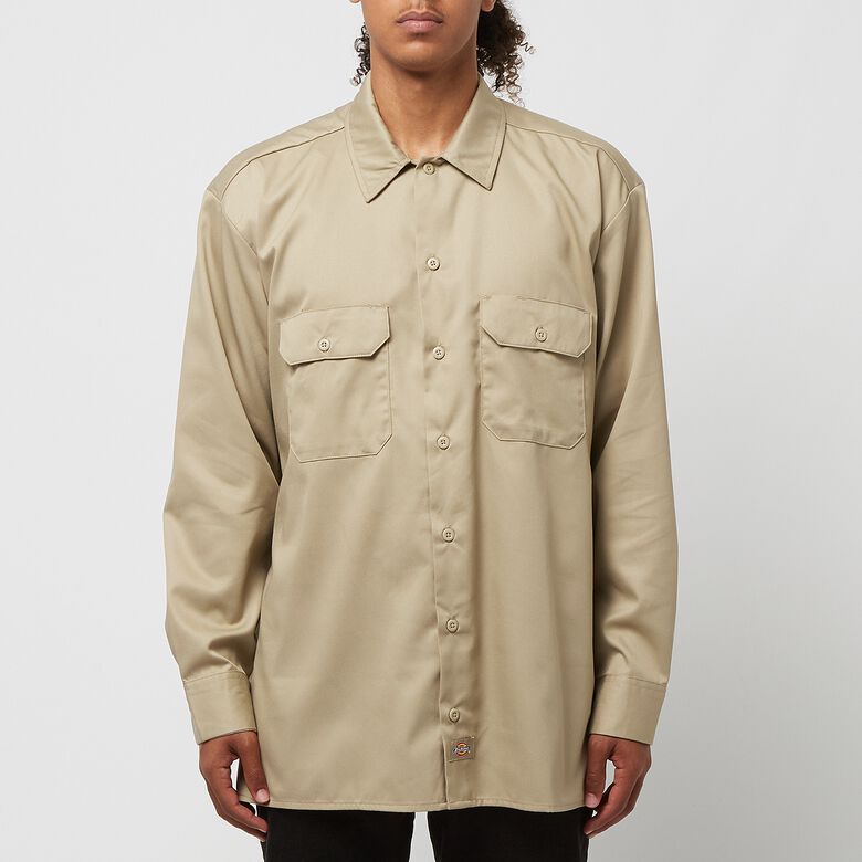 Dickies Work Shirt LS Rec khaki