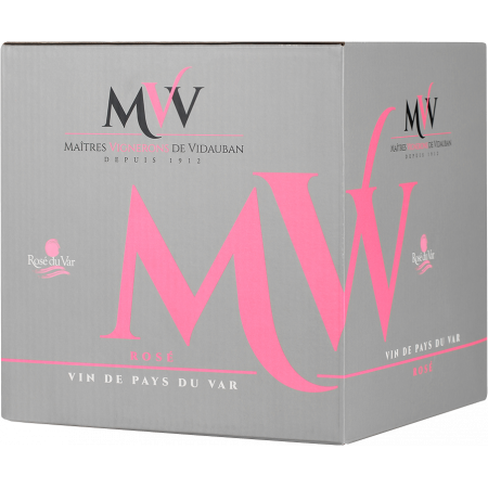 BIB 5L - IGP VAR ROSE - MAÎTRES VIGNERONS DE VIDAUBAN