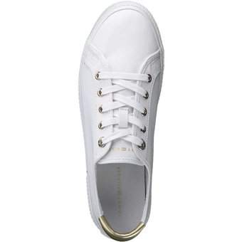 Tommy Hilfiger Lace Up Vulc Sneaker in weiß
