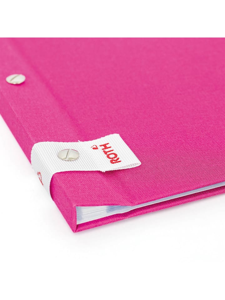 ROTH Zeugnismappe Spectrum mit Buchschrauben pink in Pink günstig kaufen onesize