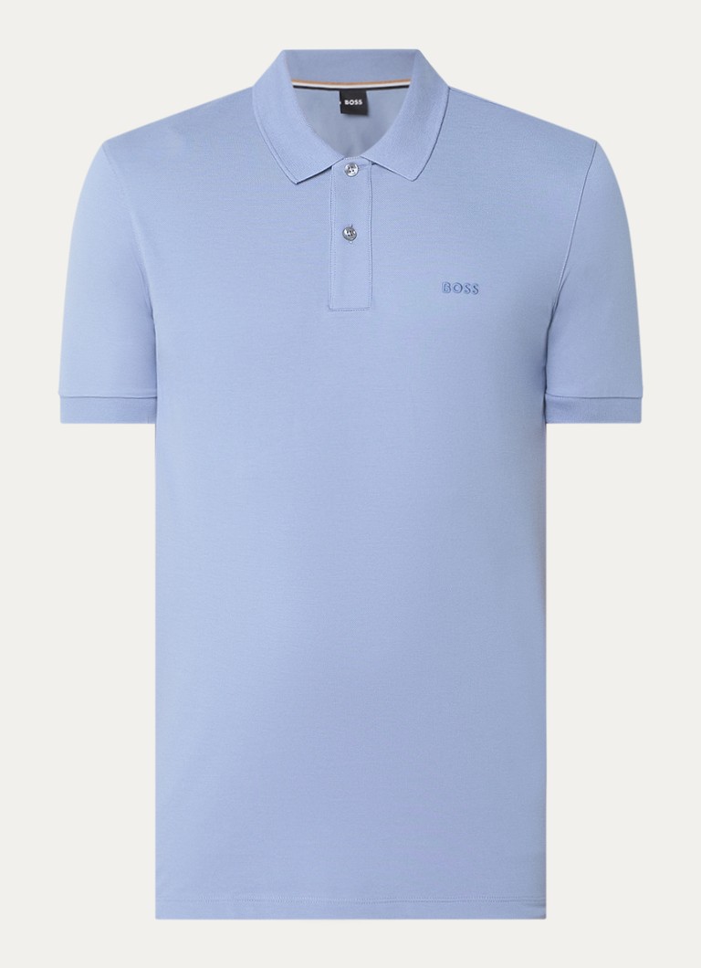Polo HUGO BOSS Pallas de corte regular em algodão piqué