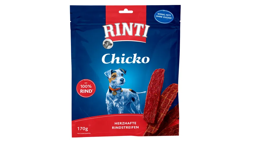 RINTI Hundesnack Chicko Rind Vorratspack 170 g