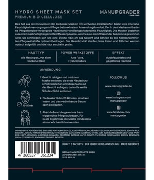 MANUPGRADER Hydro Sheet Mask Tuchmaske-3 Stk