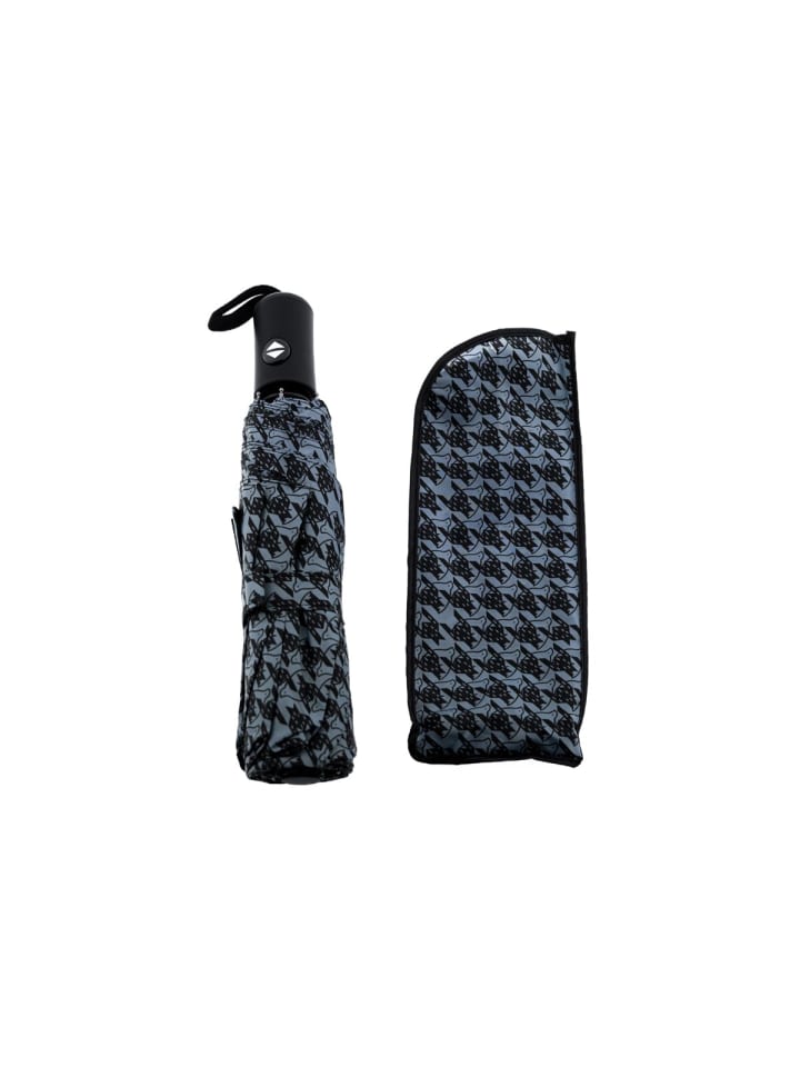 COFI 1453 Kompakter Taschenschirm mit Schutzhülle - leichter PU-Griff in Blau günstig kaufen onesize