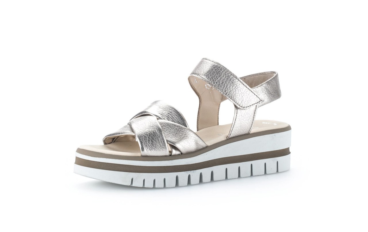 GABOR Plateau Sandalen beige Gabor Fashion Plateau Sandale 24.622.62