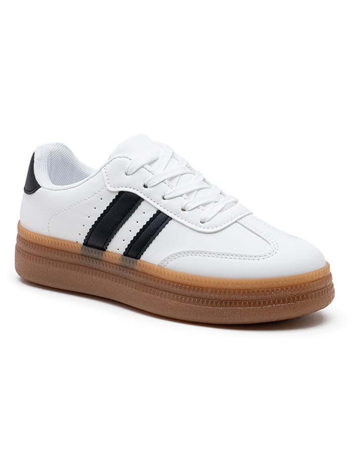 Foreverfolie Sneakers in Weiß/ Schwarz günstig kaufen
