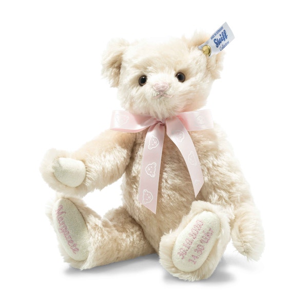 Teddybär zur Geburt, 27 cm, beige