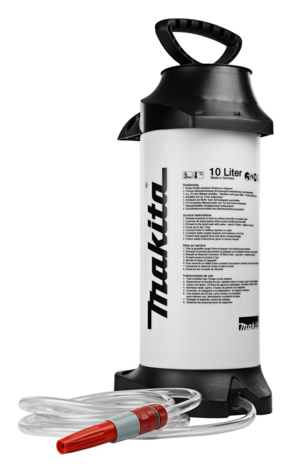 Accessoires Makita 988394610 Réservoir d'eau sous pression en plastique 10 litres