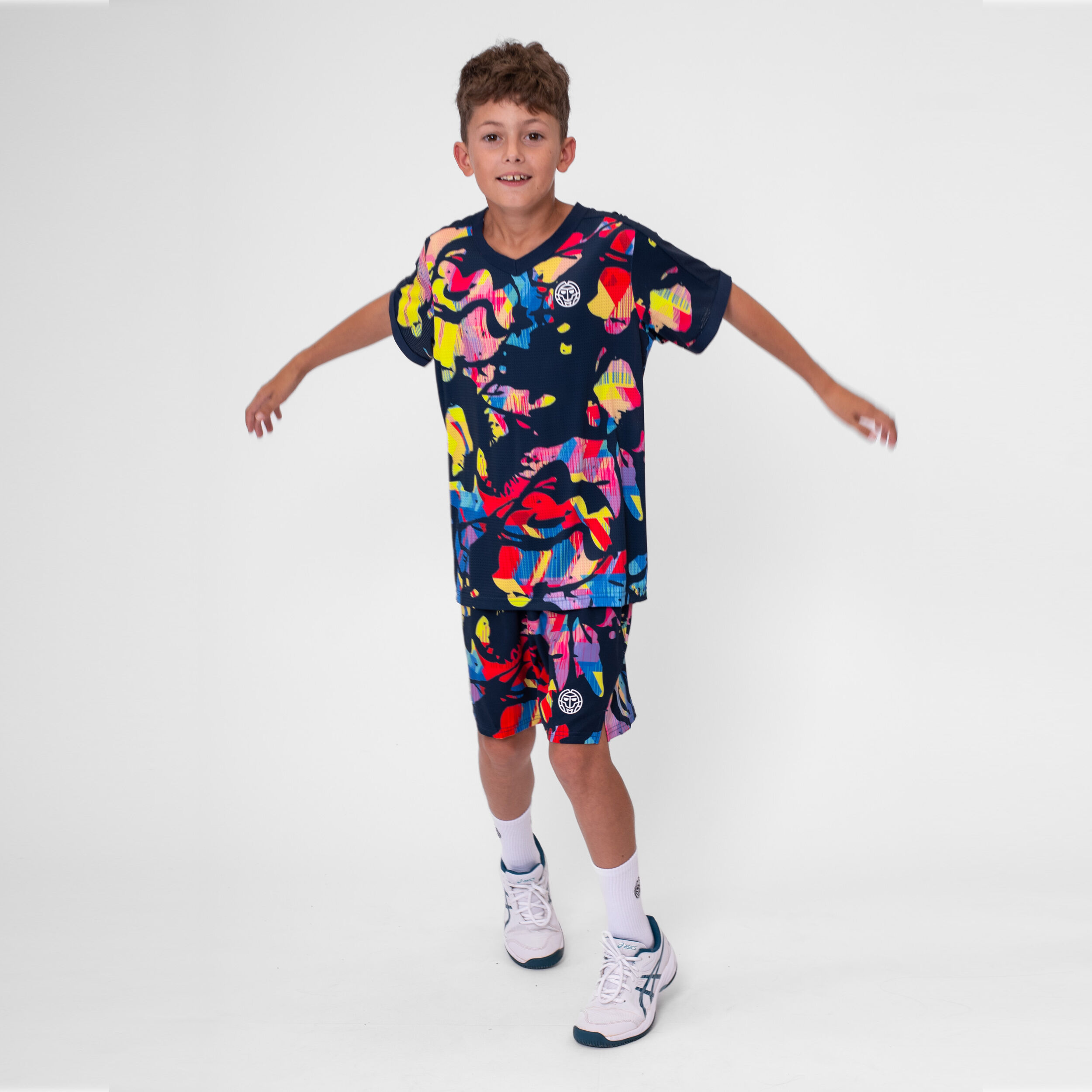 Wild Arts Shorts Jungen - Dunkelblau, Mehrfarbig