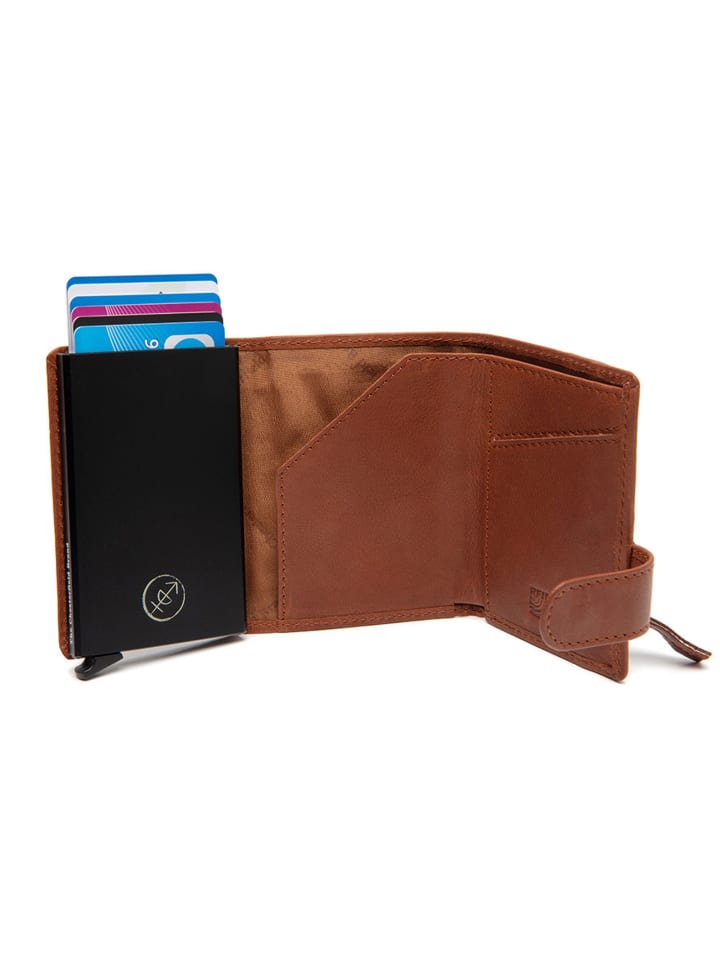 The Chesterfield Brand Nivala Geldbörse RFID Schutz Leder 7.5 cm in cognac günstig kaufen onesize