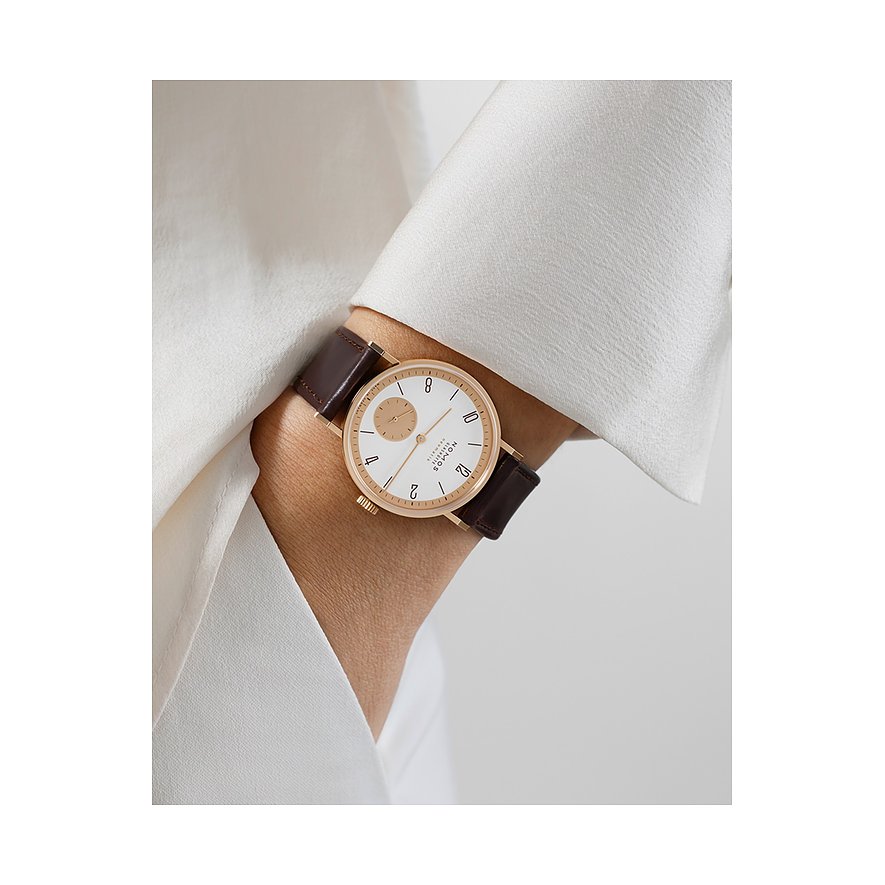 Nomos Glashütte Unisexuhr Tangente Roségold neomatik - 175 Years