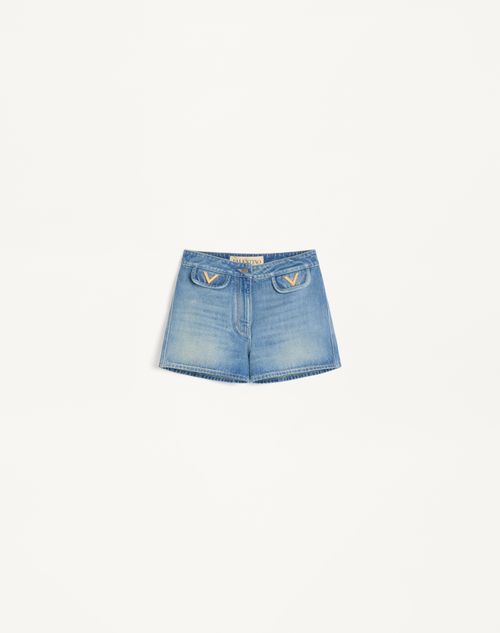Denim shorts