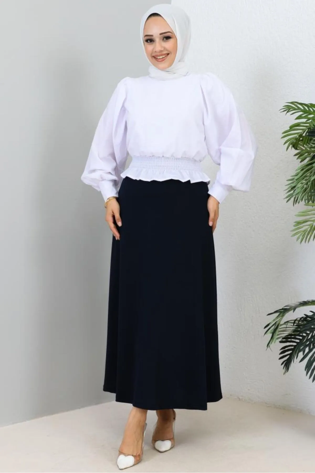 benguen  211 Mevlana Hijab Rock Schwarz