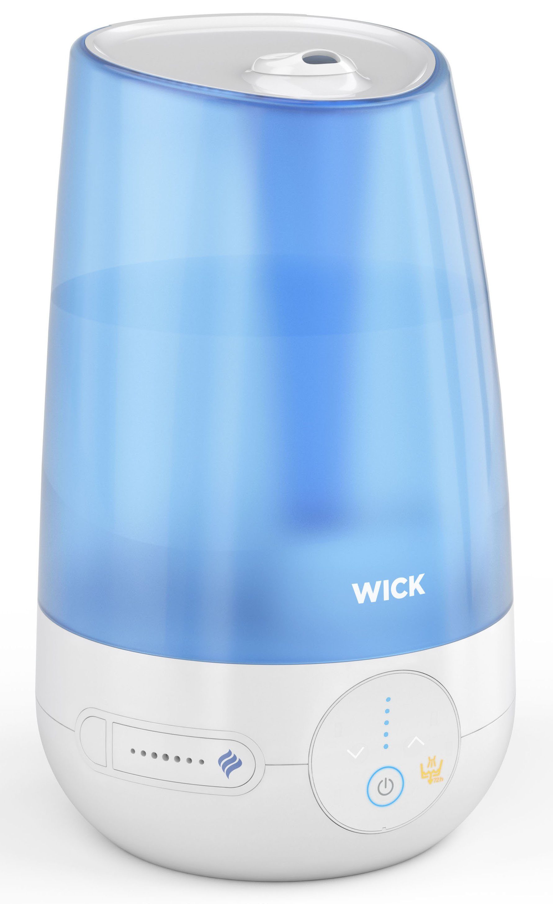 WICK Luftbefeuchter Ultraschall-Kaltluftbefeuchter, 4,5 l Wassertank, kompatibel mit den VapoPads Duftpads mit ätherischen Ölen