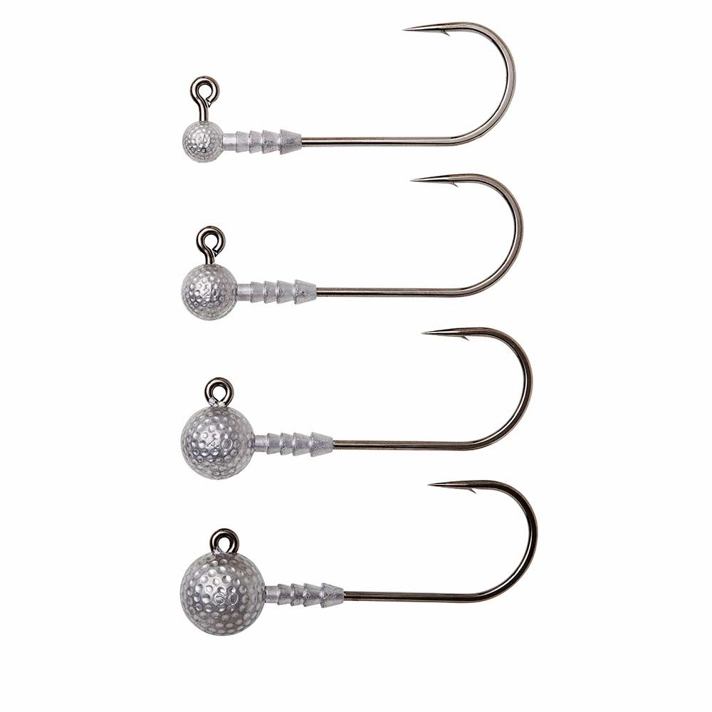 Pack 20 Tête Plombée Madcat Golf Ball Jig Head 8/0 Natural