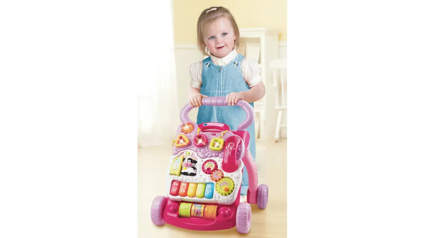 VTech Baby - Spiel- und Laufwagen pink