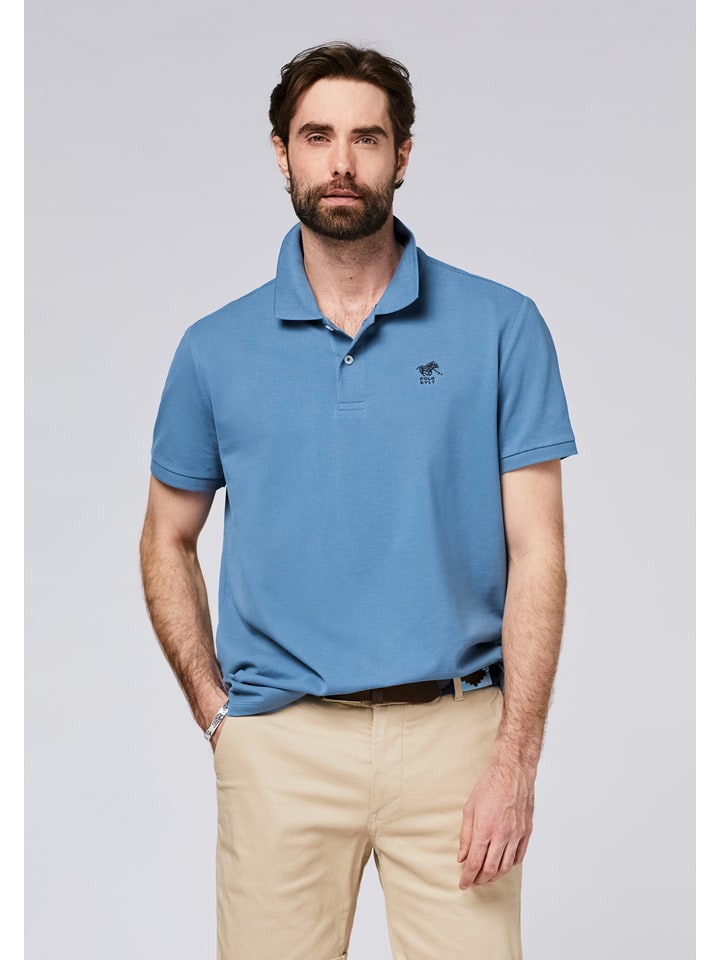 Polo Sylt Poloshirt in Blau günstig kaufen