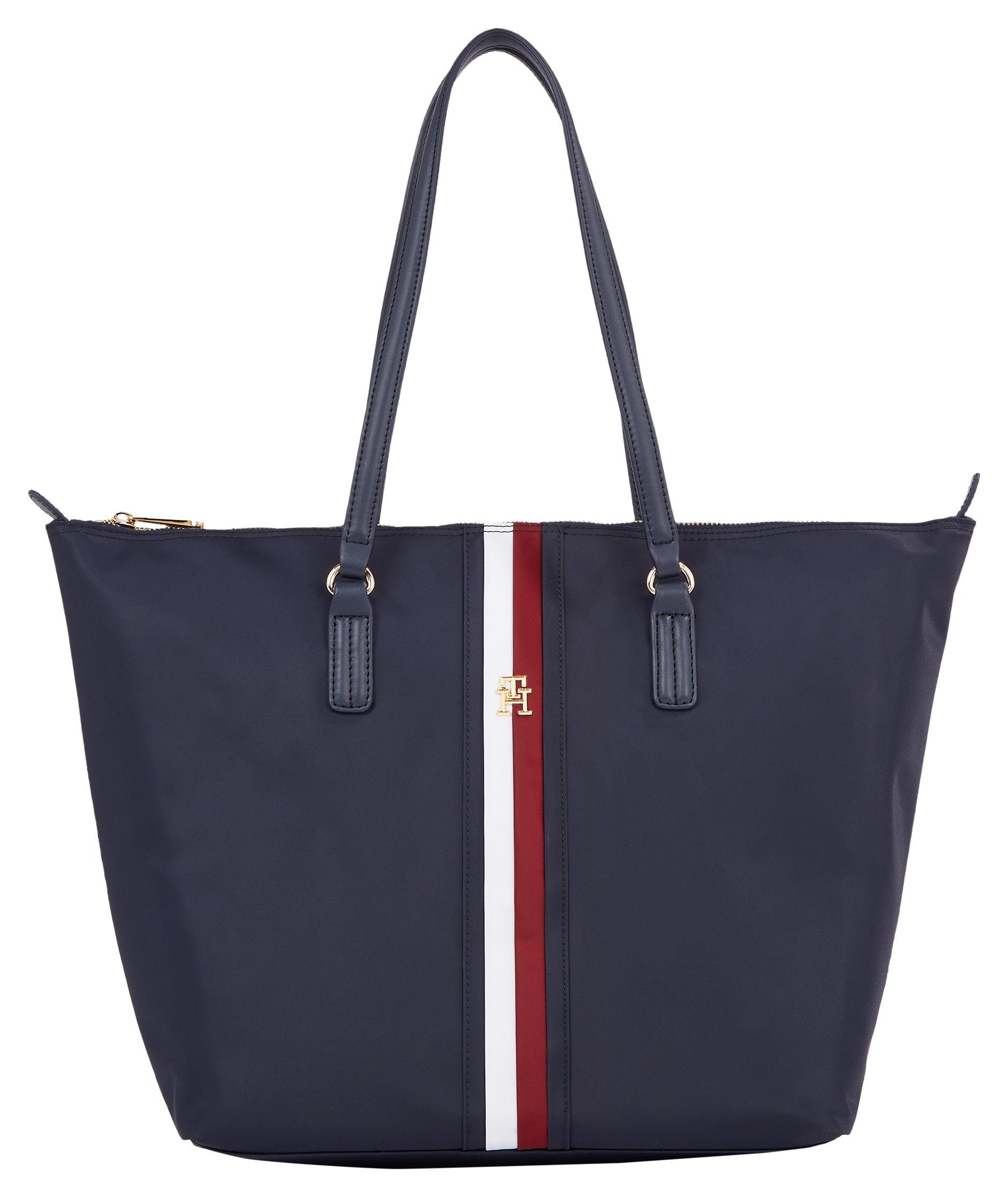 Tommy Hilfiger Shopper POPPY TOTE CORP, mit charakteristischem Streifendetail