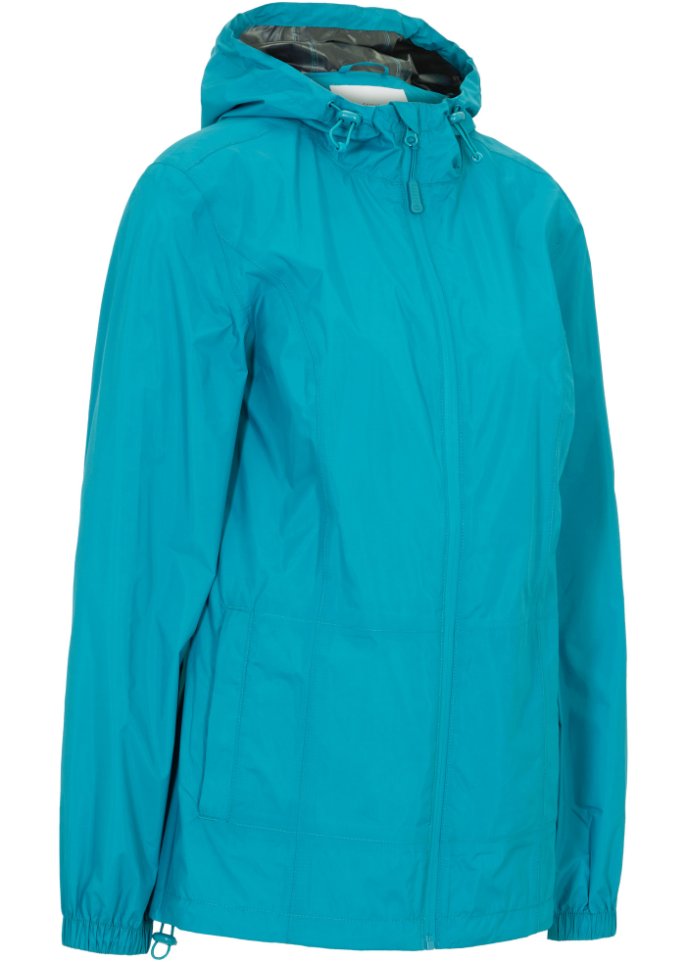 Ultraleichte Regenjacke mit integrierter Tasche zum Verstauen
