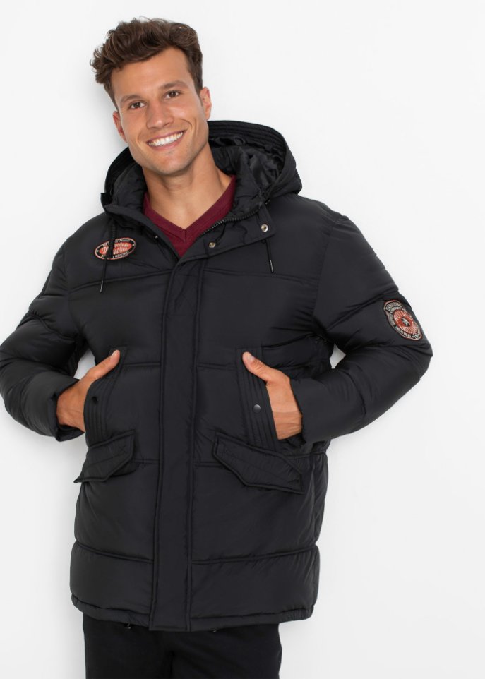 Outdoorjacke mit Kapuze