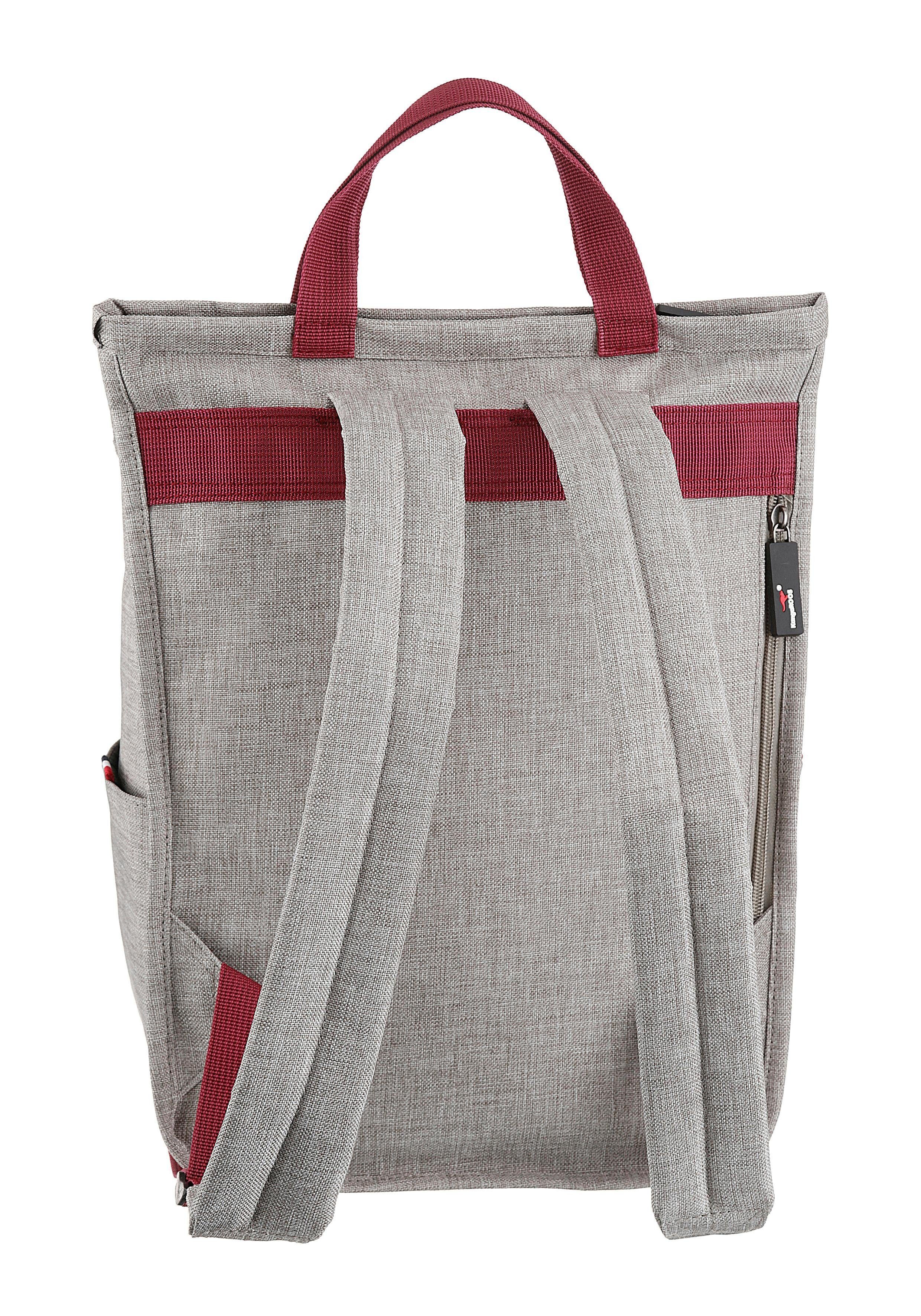 KangaROOS Cityrucksack, kann auch als Tasche getragen werden