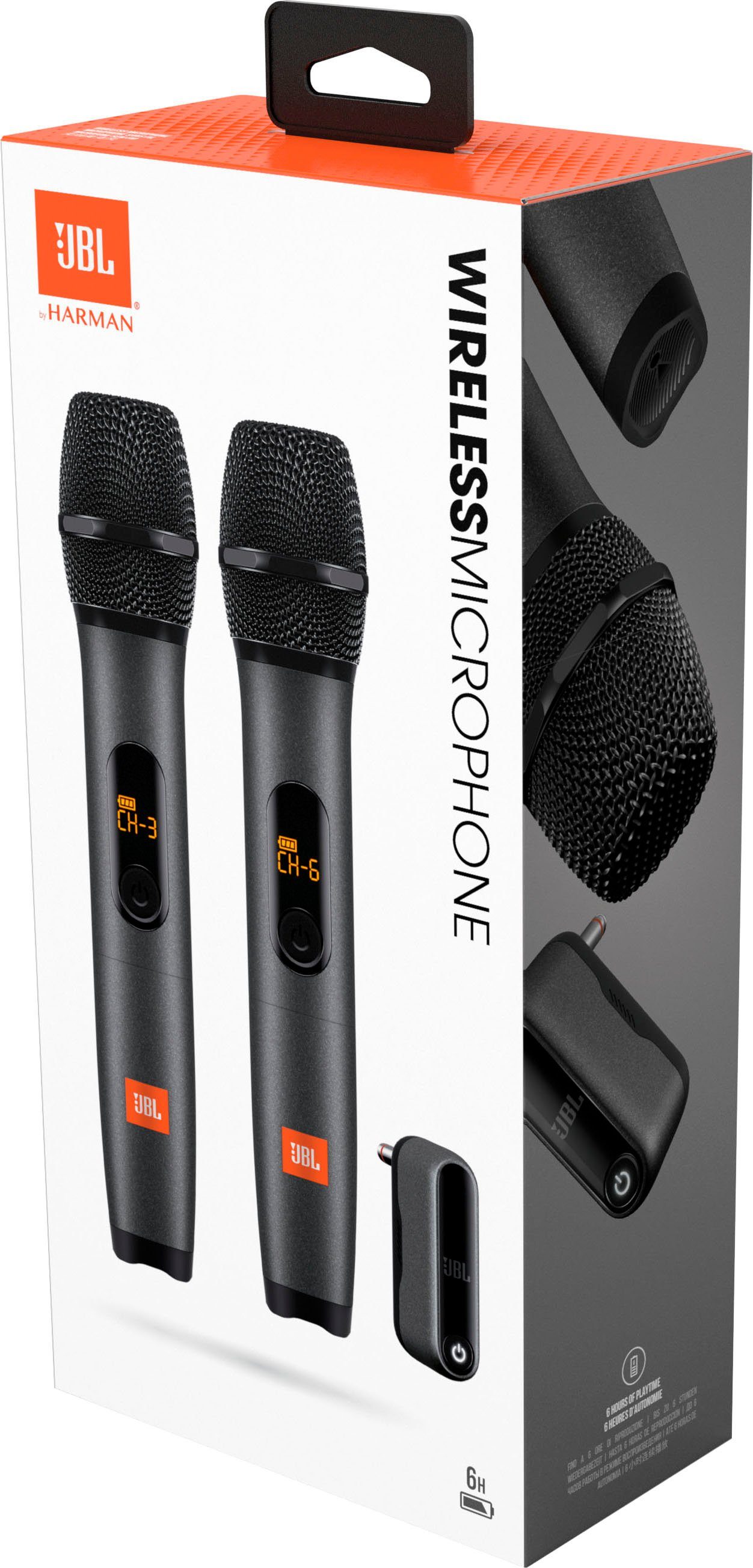 JBL Mikrofon wireless Microphone (Set), 2 Mikrofone und 1 Dongle
