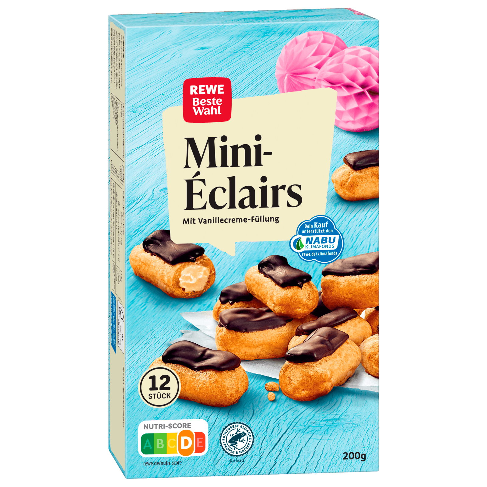 REWE Beste Wahl Mini-Eclairs Vanille 200g