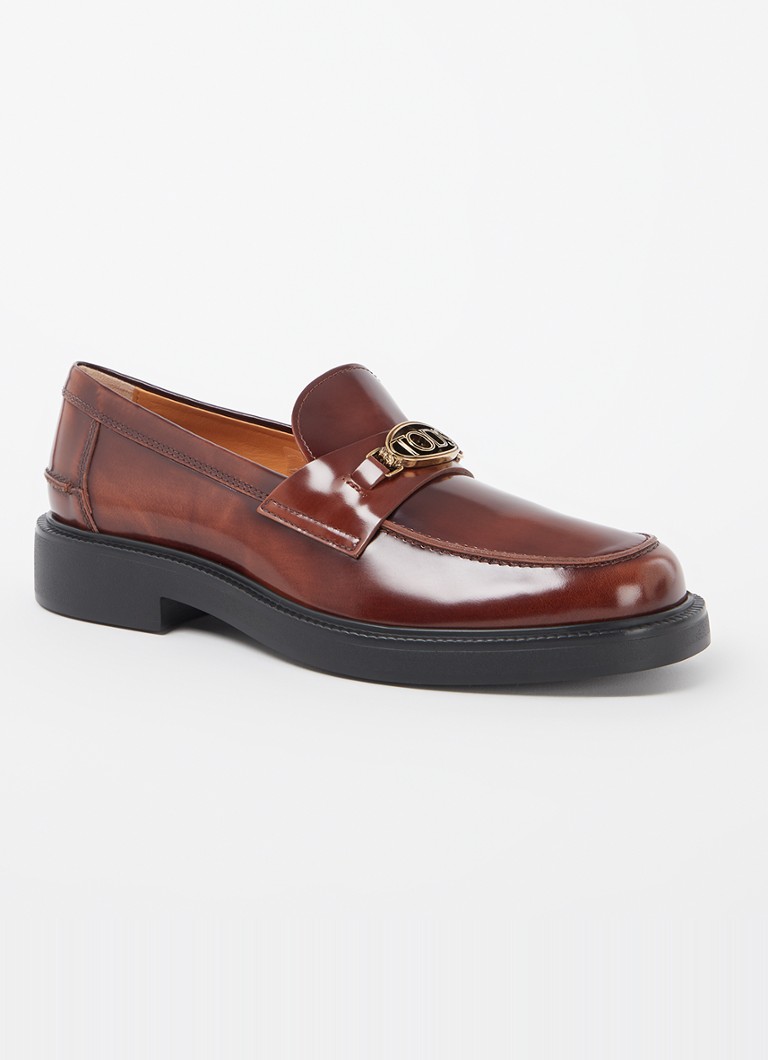 Tod's mokasīni no teļādas ar logotipu