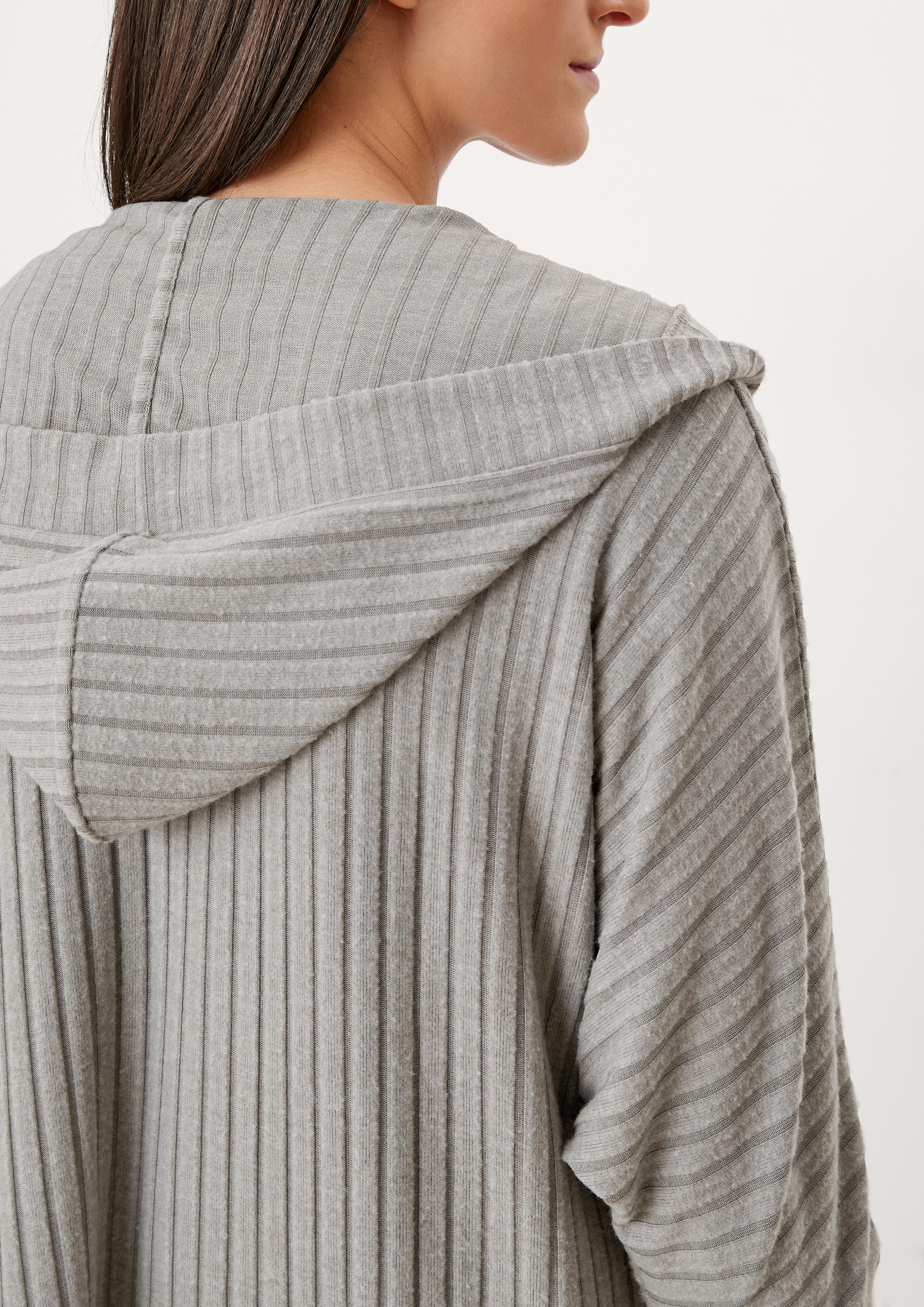 Loungewear Cardigan mit Rippstruktur  6006303-9100