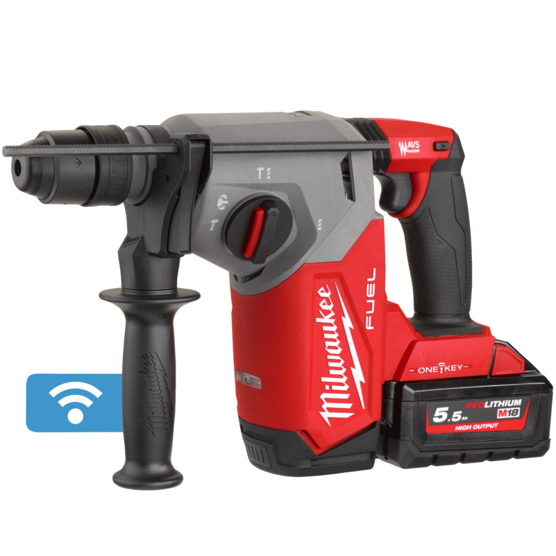 Μιλγουόκι 4933478504 M18 OneFHX-552X M18 Fixtec SDS-Plus Μπαταρία Accucombihamer 18V 5,5Ah Li-Ion