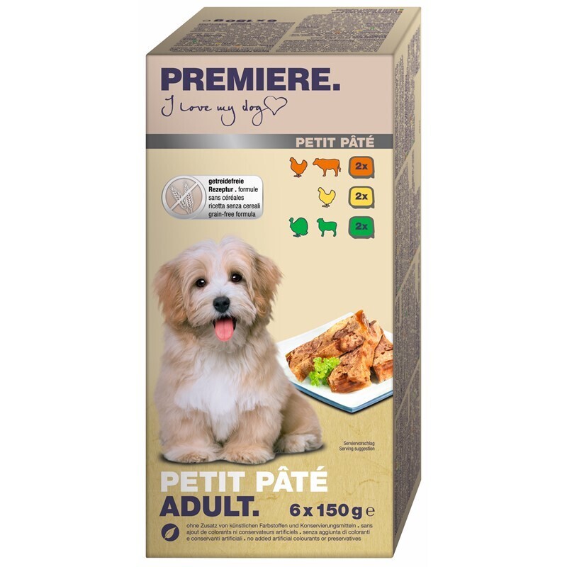 PREMIERE Hundenassfutter PREMIERE Petit Pâté 24x150g