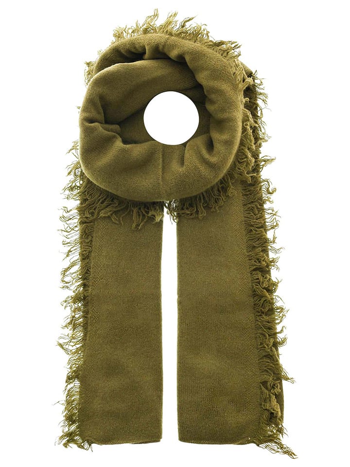 Zwillingsherz Schal in Khaki - (L)190 x (B)75 cm günstig kaufen onesize