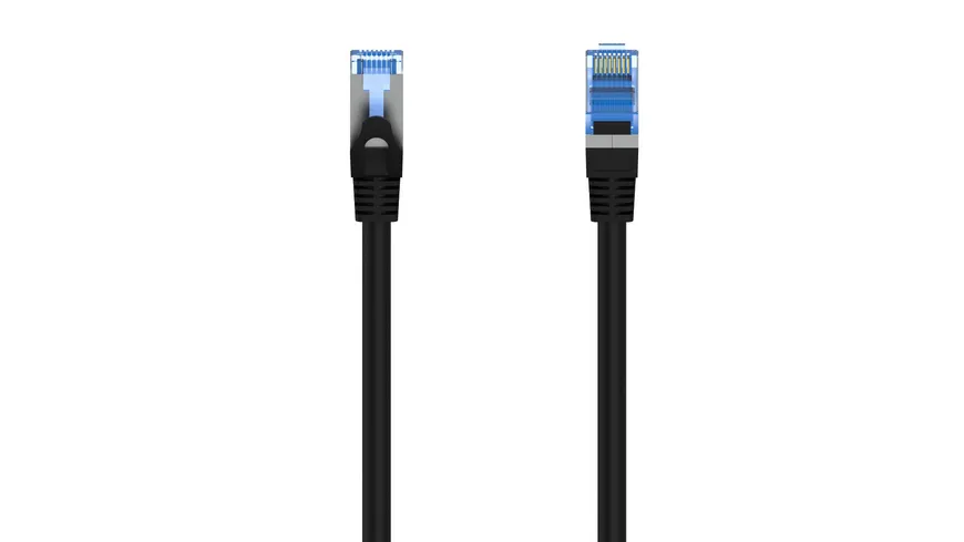 Hama Netzwerkkabel, CAT-6a, 10 Gbit/s, S/FTP geschirmt, 10,00 m