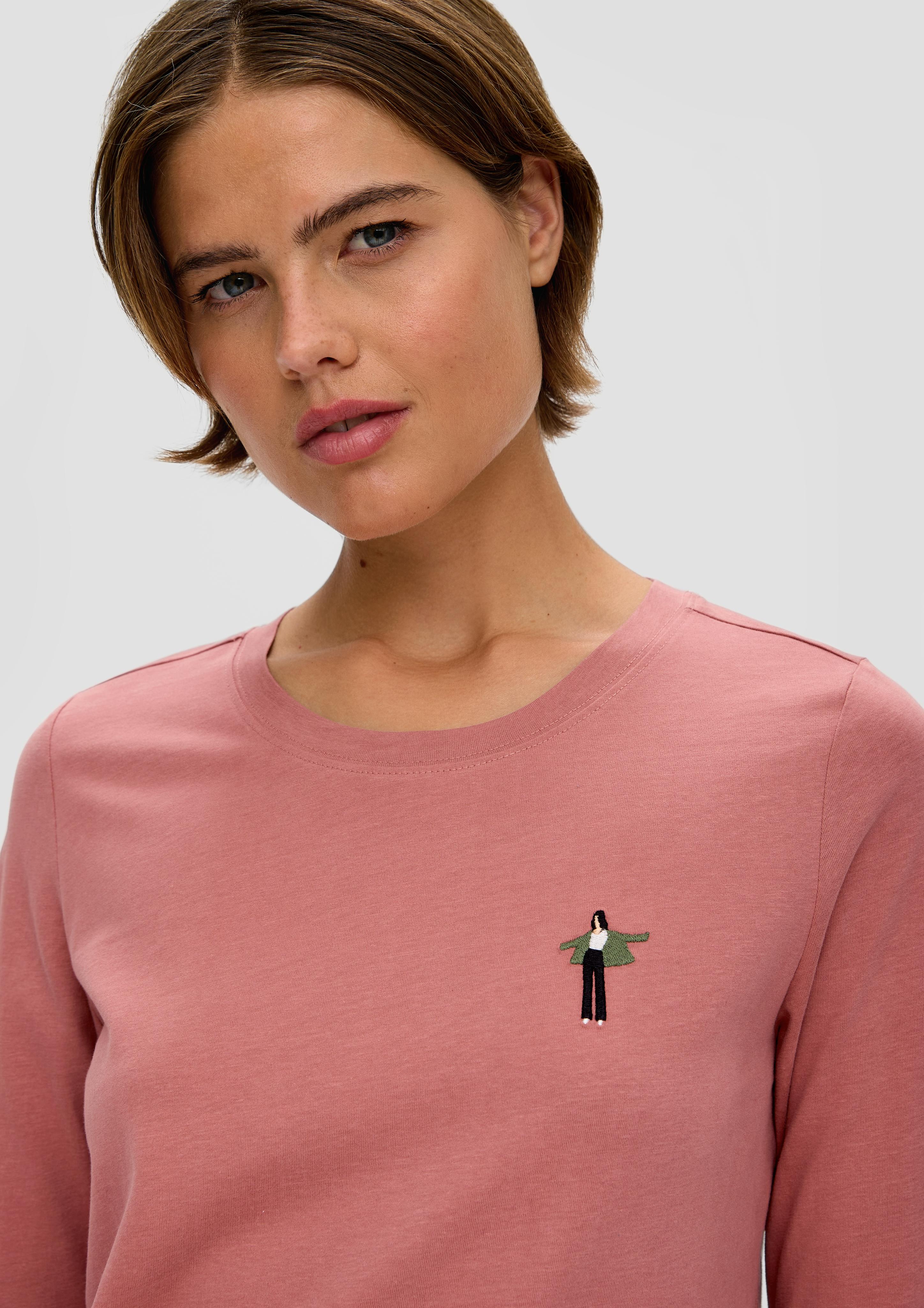 Longsleeve mit Statement-Print  2137221-20D1