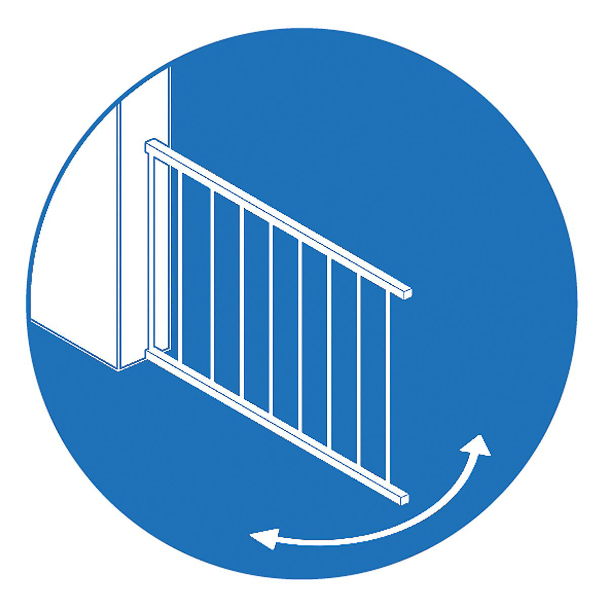 Treppenschutzgitter S-Gate 73-110 cm
