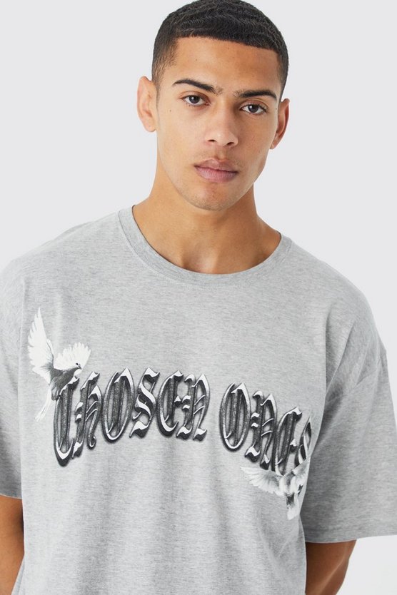 Oversize T-Shirt mit Print