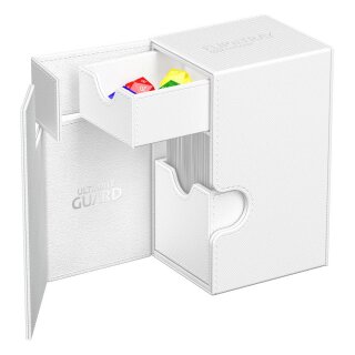 Ultimate Guard Flip`n`Tray 80+ XenoSkin Monocolor Weiß