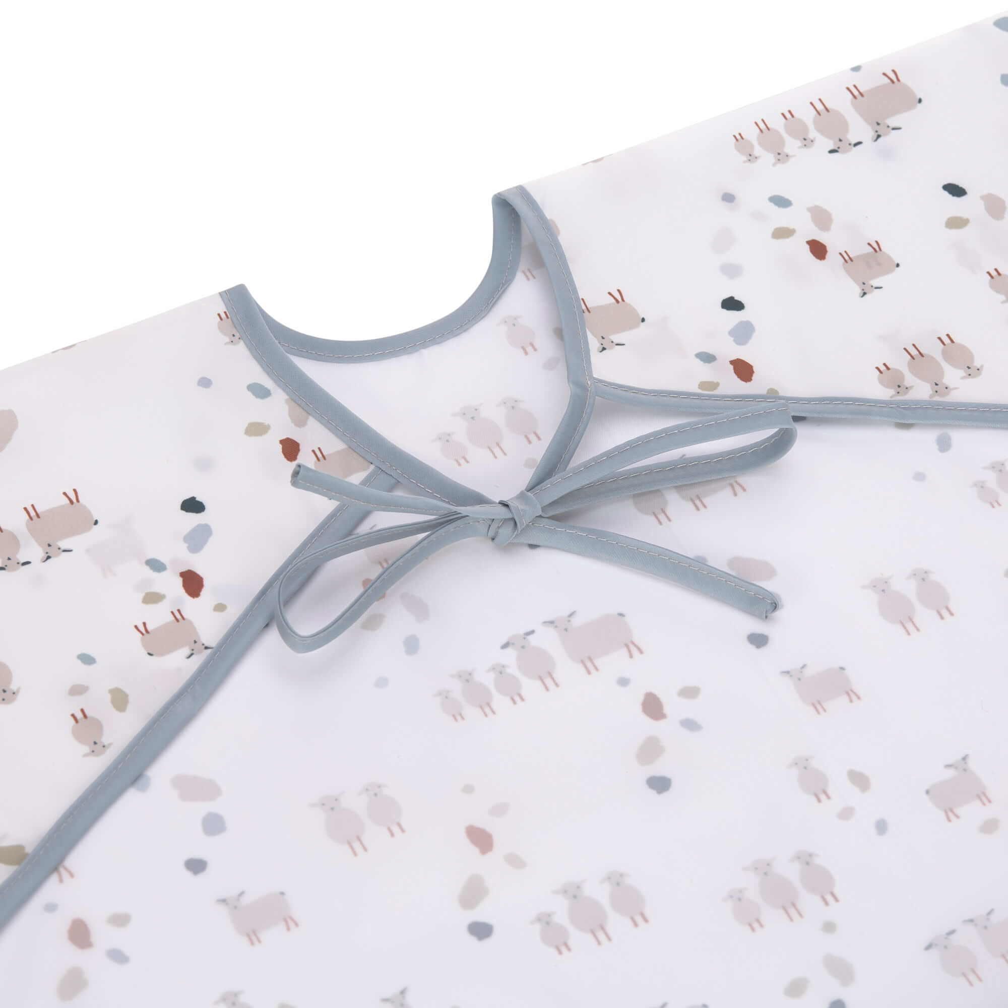 Ärmellätzchen (2 Stk) - Long Sleeve Bib, Tiny Farmer Schaf