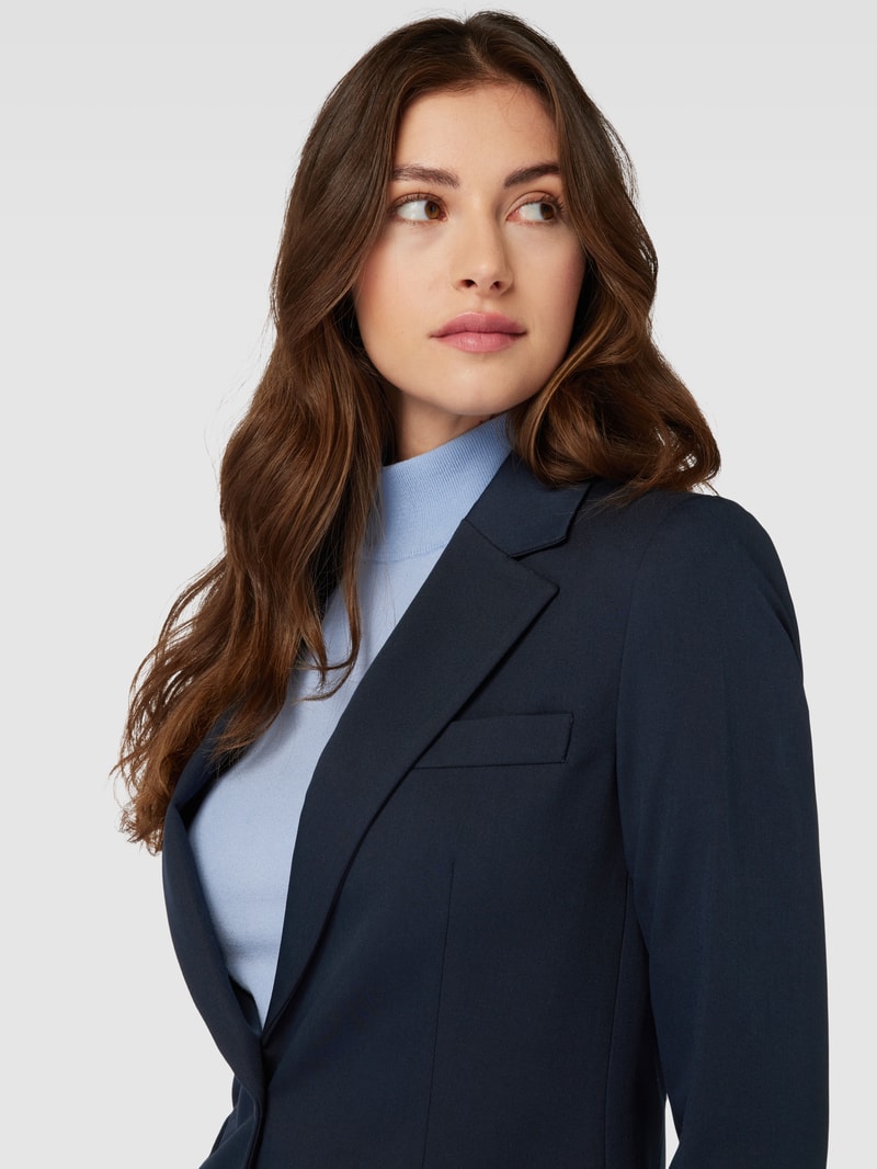 Blazer mit Reverskragen Modell 'BOREAL' in marineblau