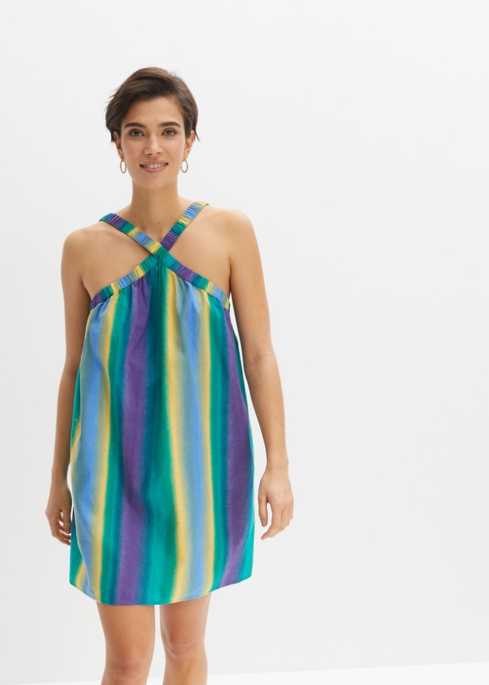 Leinenkleid mit Farbverlauf