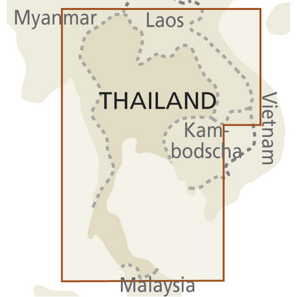 RKH WMP THAILAND 1 : 1.200.000 - Straßenkarte