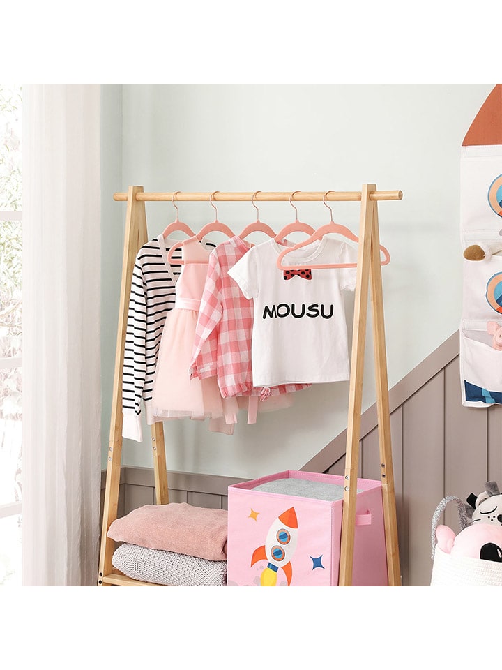 Songmics 50er-Set: Kinderkleiderbügel in Rosa/ Roségold - (B)30 x (H)20,5 cm günstig kaufen onesize