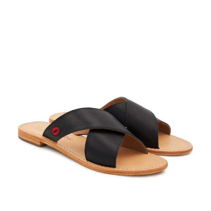 Sandales en cuir Marcella Noir
