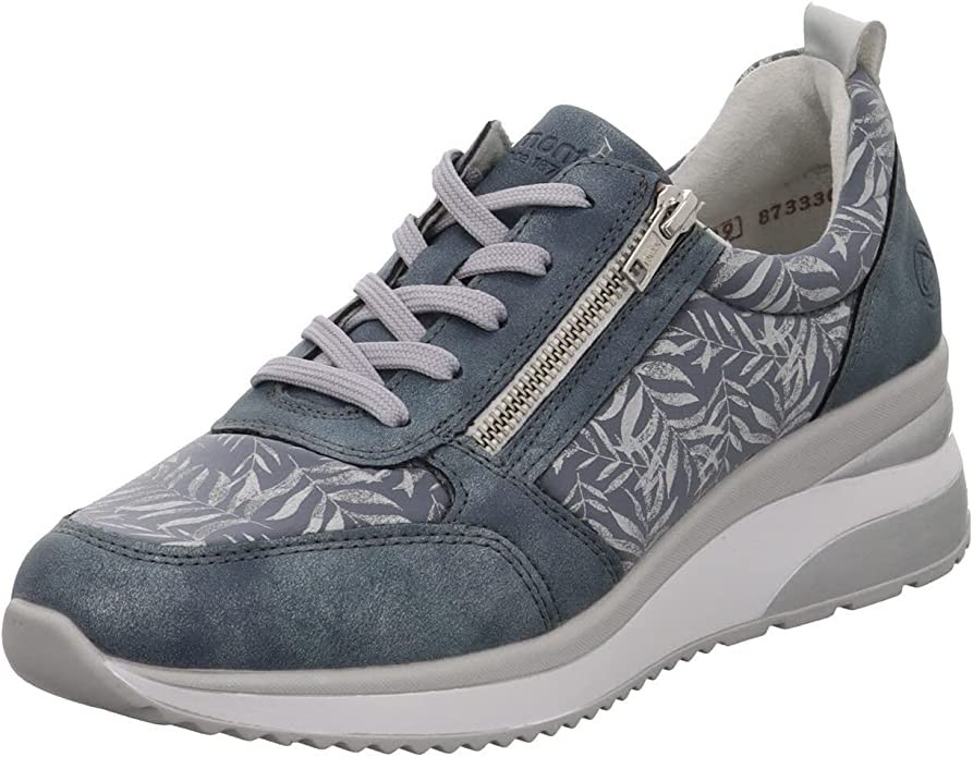 REMONTE Freizeit Schnürer blau adria lightblue silver