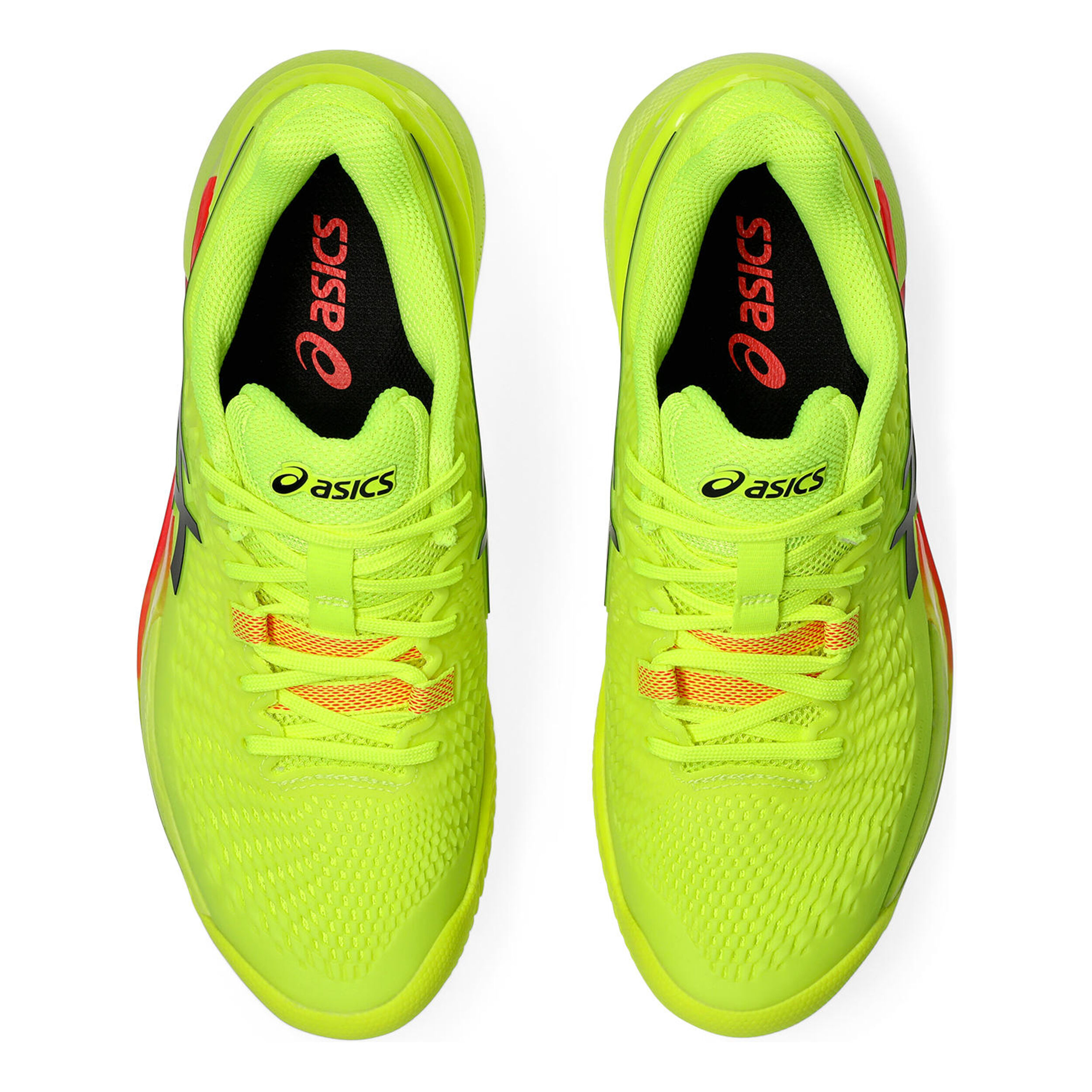 Gel-Resolution 9 Clay Sandplatzschuh Damen - Neongelb, Neonorange