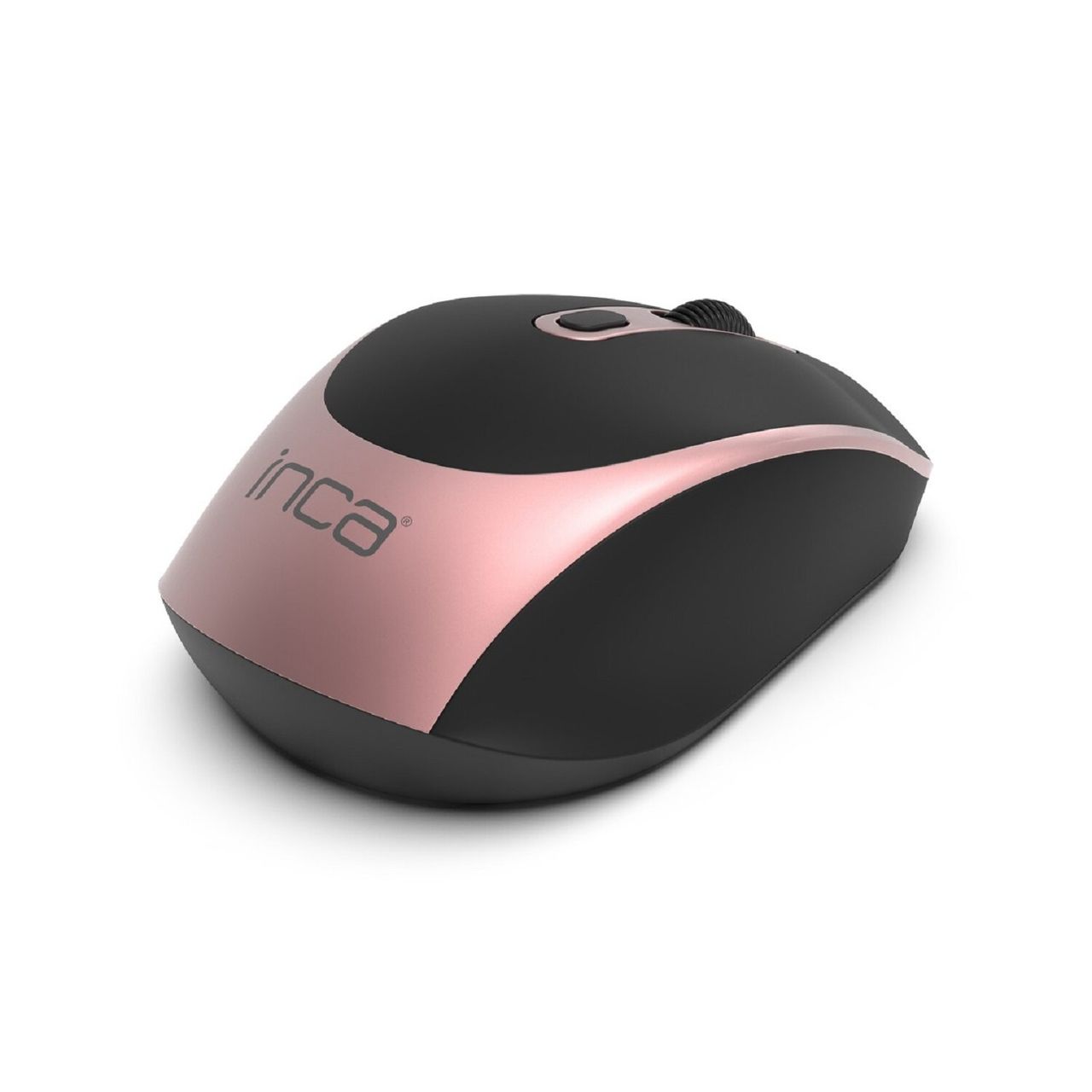 Inca IWM-211RG Wireless Funkmaus Maus Stille Tasten 1600 DPI Optische Auflösung Plug and Play Rosa