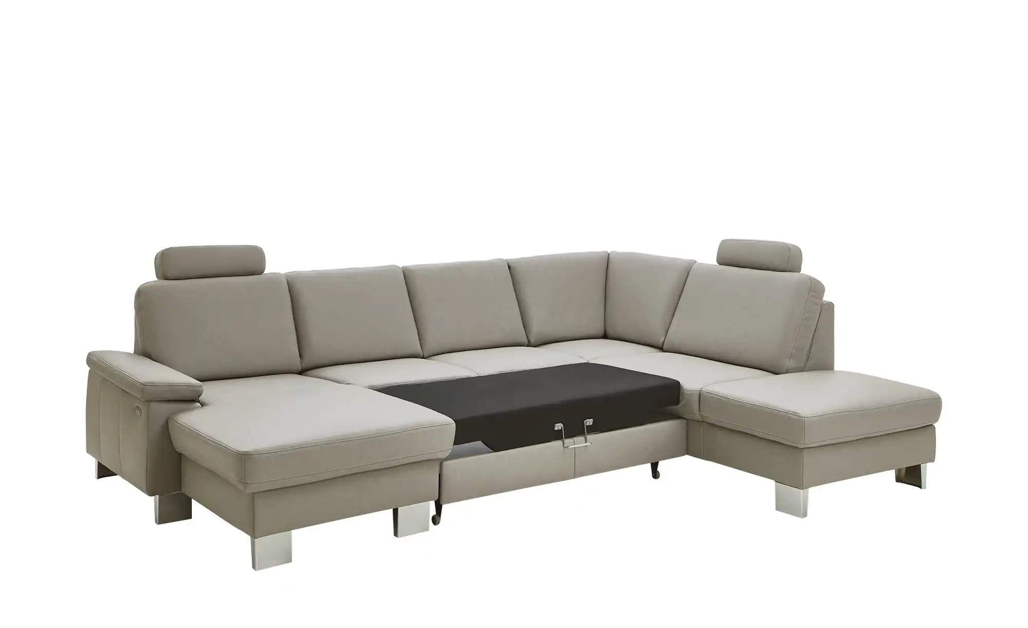 Kollektion Kraft Wohnlandschaft mit Sitz- und Rückenbezug aus Echtleder Samu-L