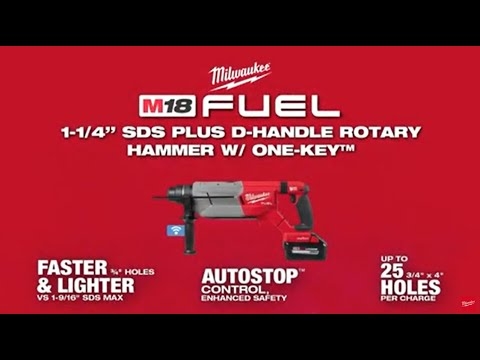 Milwaukee 4933492141 M18 FHACOD32-0 M18 SDS-Plus Cordless Combi Hammer 18V excl. batteries and charger
