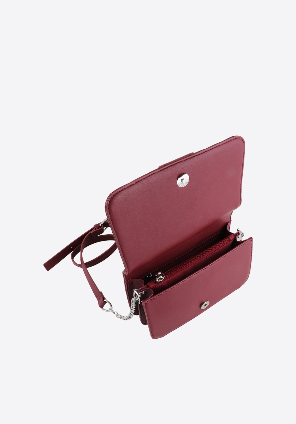 ALBA   Sac à bandoulière bordeaux femme